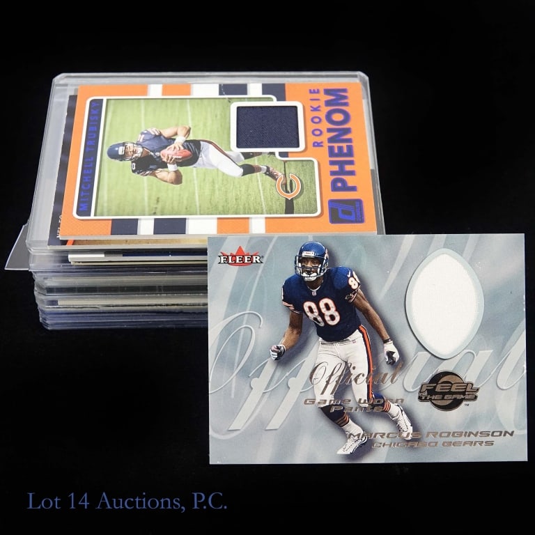 15 Baseball / Football Relic Cards (1 of 5)