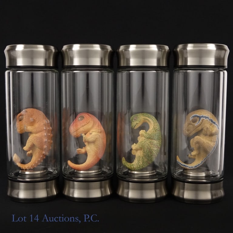 Jurassic Park Dinosaur Lit Embryo Jars Movie Props (1 of 8)