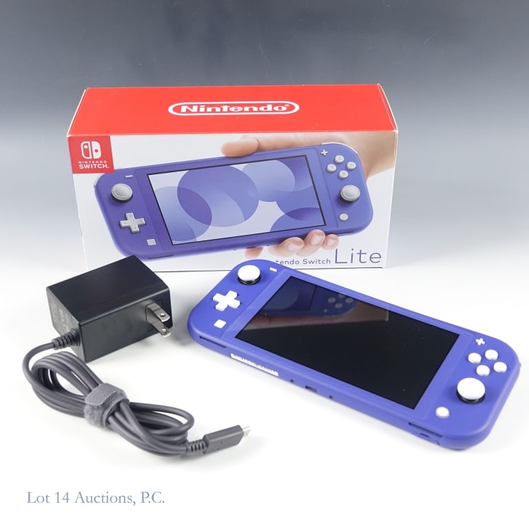 Nintendo Switch Lite Blue In Box T+W (1 of 5)