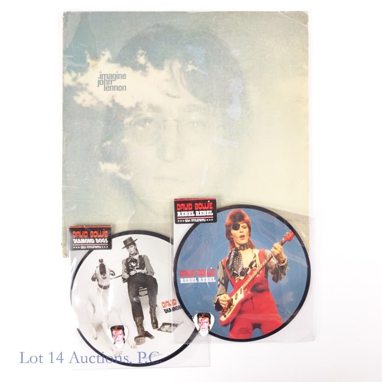 Sealed David Bowie 40th Ann 7" Picture Discs (2) (1 of 5)