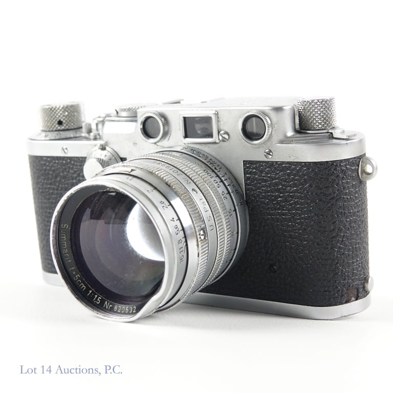 Leica D.R.P. Ernst Leitz Wetzlar Camera With Lens (1 of 8)