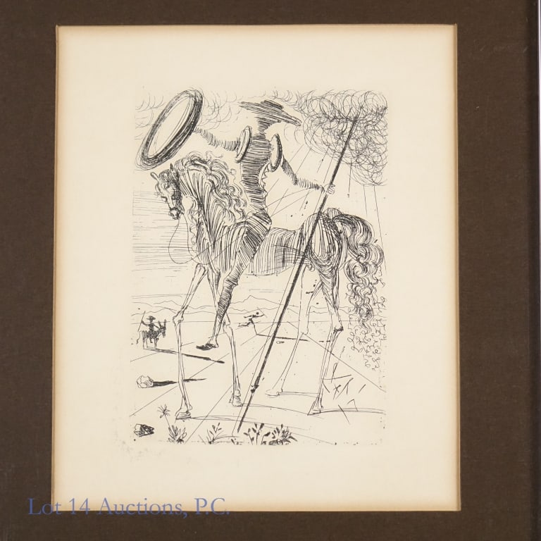Salvador Dali "Don Quixote" Etching (1 of 3)