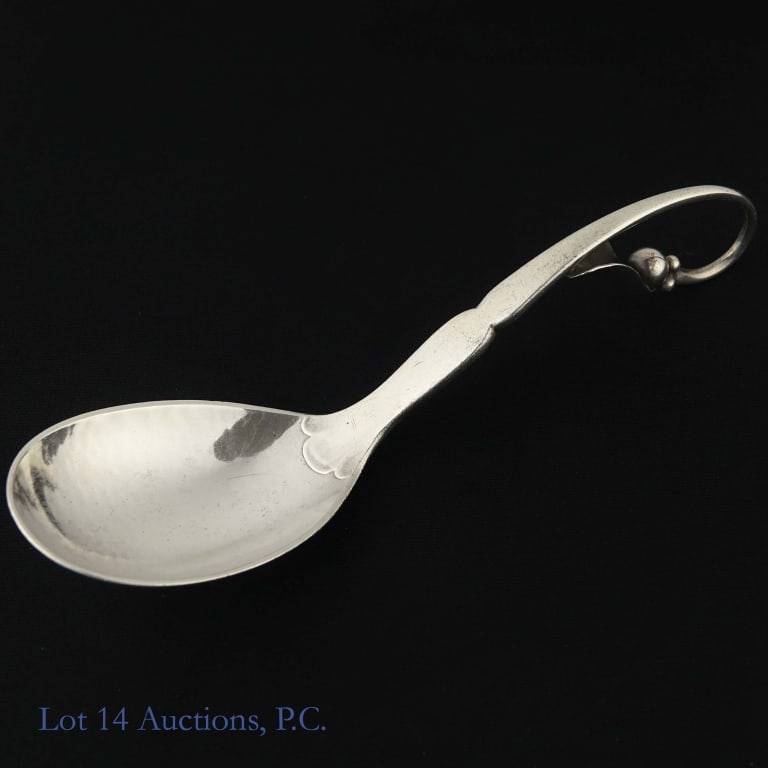 Georg Jensen Sterling Silver Jam / Sugar Spoon 21 (1 of 5)