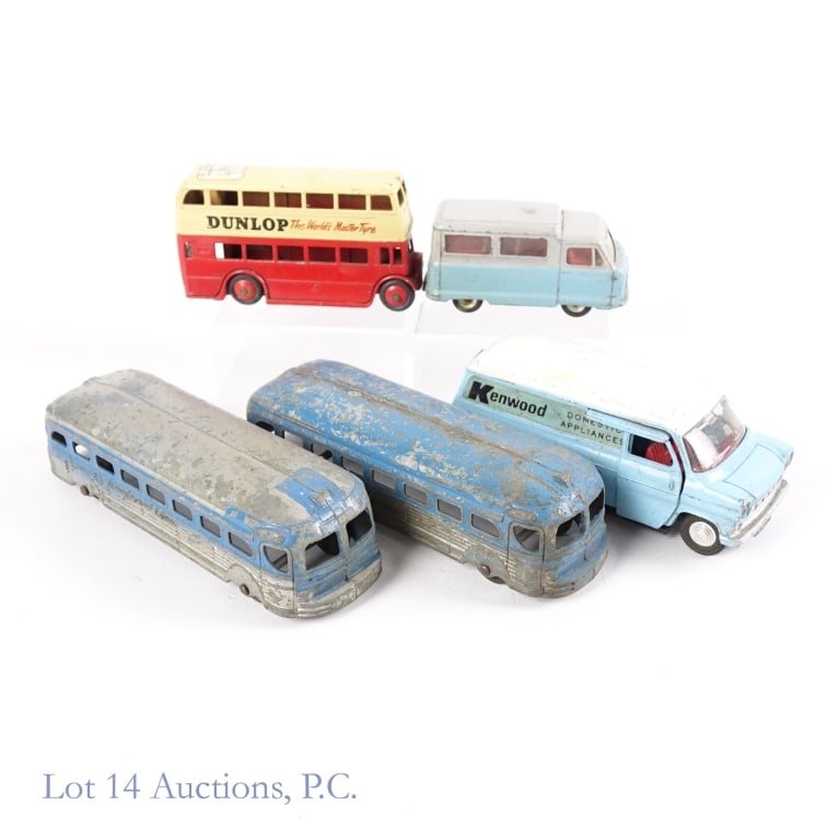 Vintage TootsieToy, Dinky Toys Diecast Buses (5) (1 of 7)