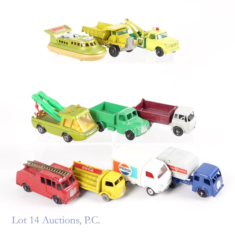 Vintage Matchbox, Lesney, Dinky, Tomica Cars (10) (1 of 7)