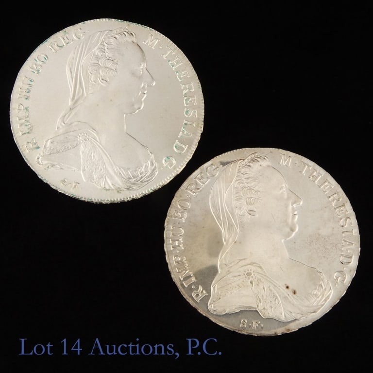 (1780) Austria Maria Theresa Thaler Restrike, 2 (1 of 3)
