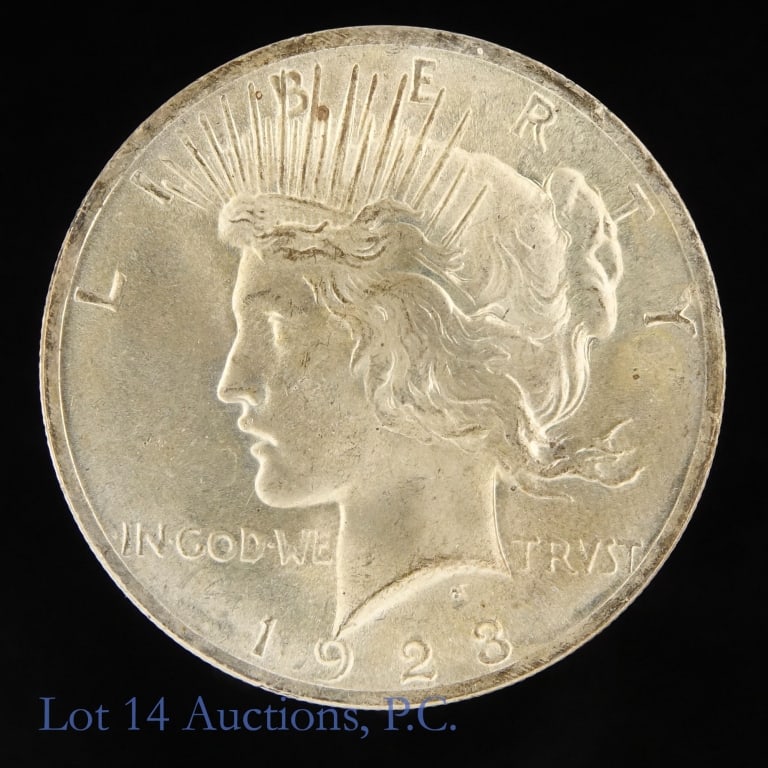 1923 (P) US Silver Peace Dollar (1 of 2)