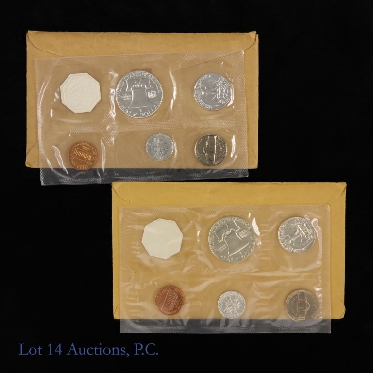 1960 (P) US Silver Proof Sets, OGP, 2 - 2