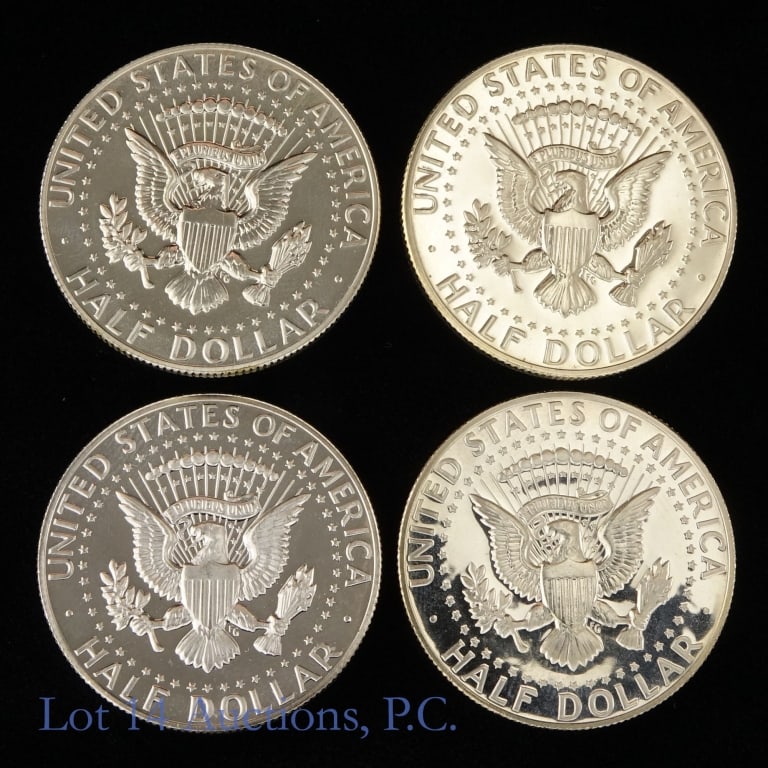 US 40%-Silver Proof Kennedy 50c, 4 - 2