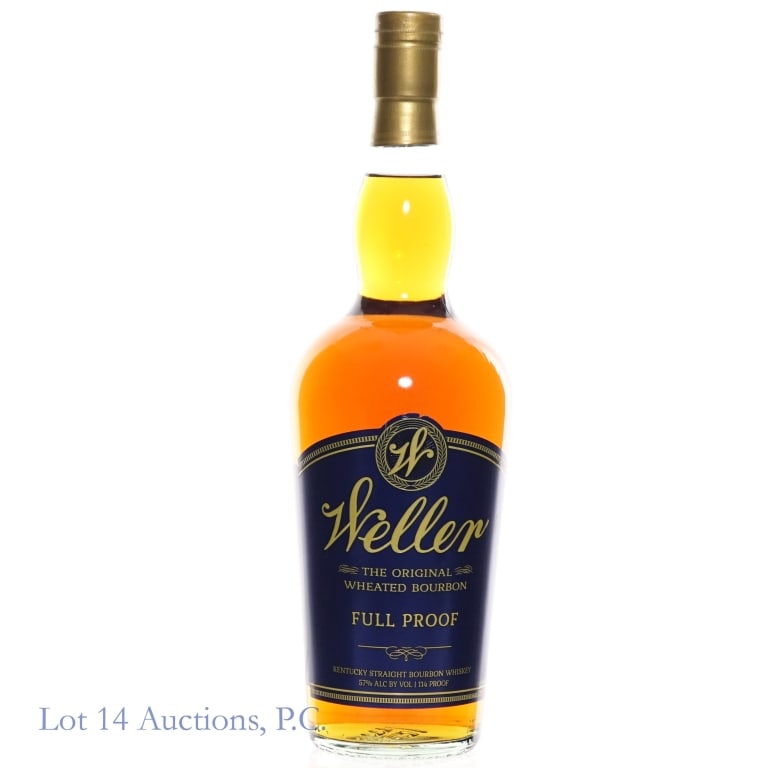 Weller Full Proof Bourbon (2026): Weller Full Proof Bourbon (2026), 114 Proof, 750 ml. Etch: L26153 0106:56B.