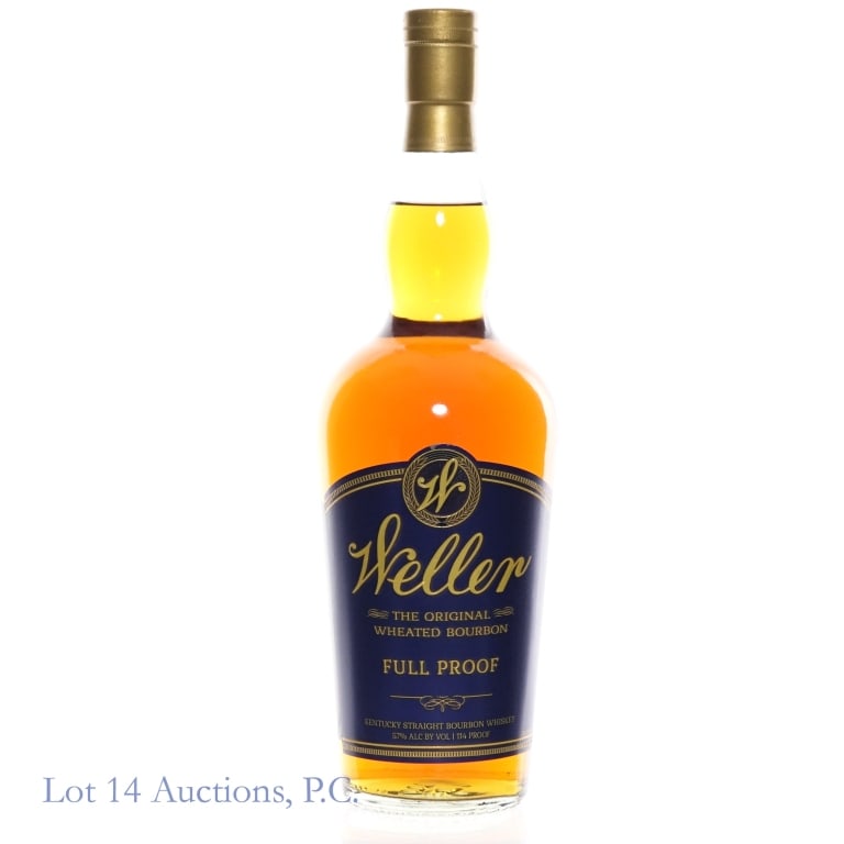 Weller Full Proof Bourbon (2026): Weller Full Proof Bourbon (2026), 114 Proof, 750 ml. Etch: L26078 0102:50B.