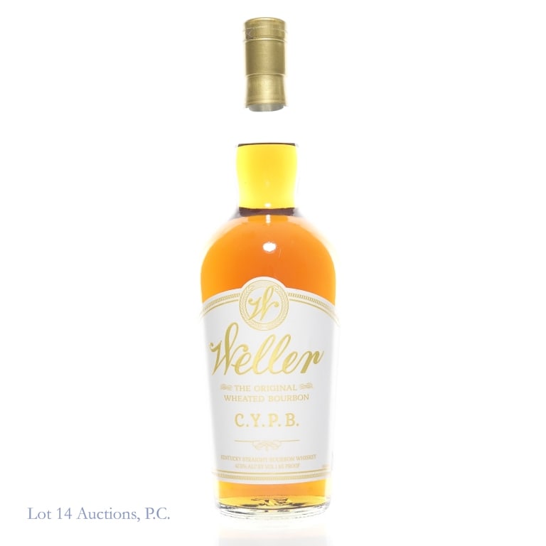 Weller C.Y.P.B. Bourbon (2025): Weller C.Y.P.B. Bourbon (2025), 95 Proof, 750 ml, Etch: L25261 0100:45B.