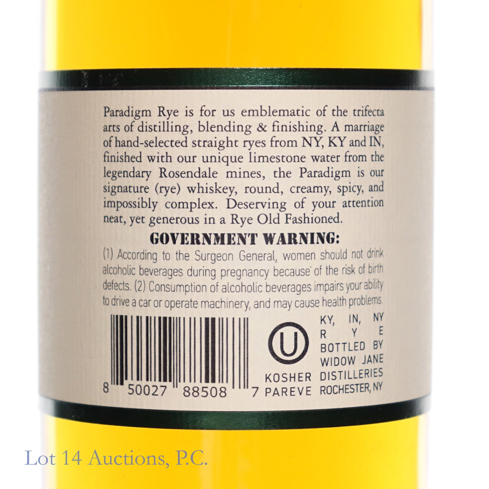 Widow Jane Paradigm Rye (2023) - 5