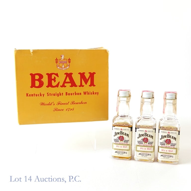 1980s Jim Beam 5 Year Bourbon Minis (12) (1 of 5)