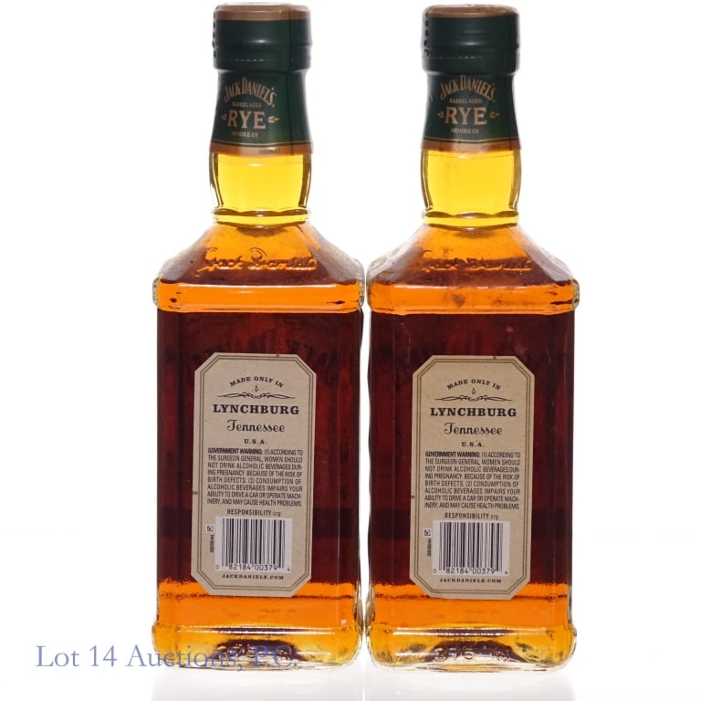 Two Jack Daniel's Rye 375ml (2) - 2