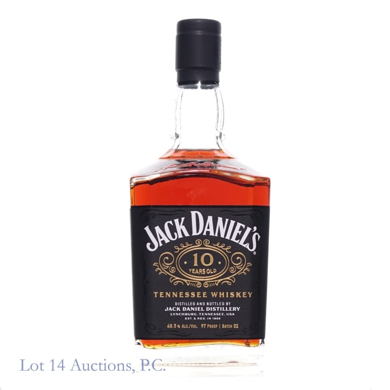 Jack Daniel's 10 Year Tenn. Whiskey Batch 02: Jack Daniel's 10 Year Tennessee Whiskey, 97 Proof, 700 ml, Batch 02.