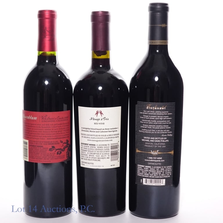 5 Bottles Various Red Wines - 3