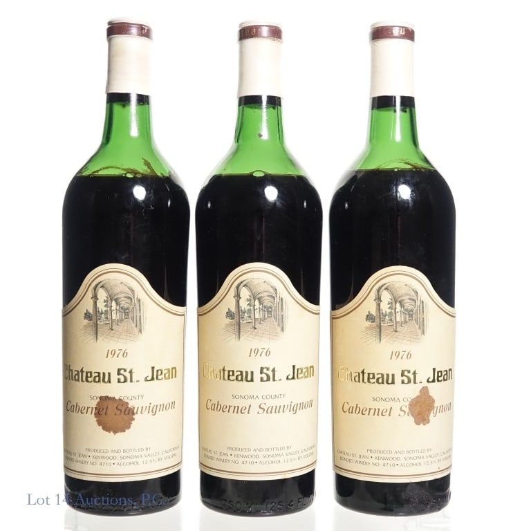 1976 Chateau St. Jean Cabernet Sauvignon (3) (1 of 3)