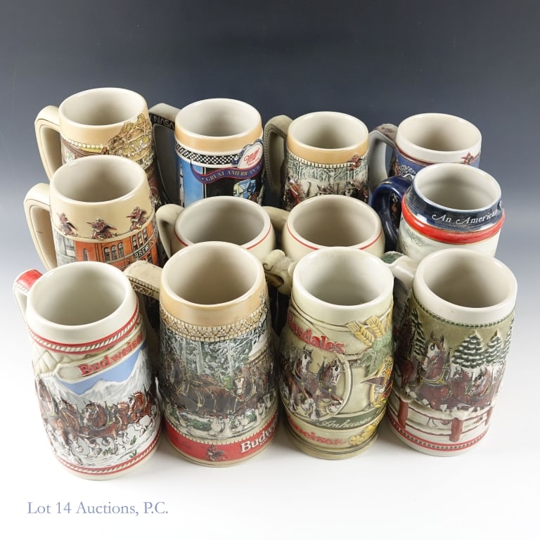 Budweiser & Miller Steins (12) (1 of 5)