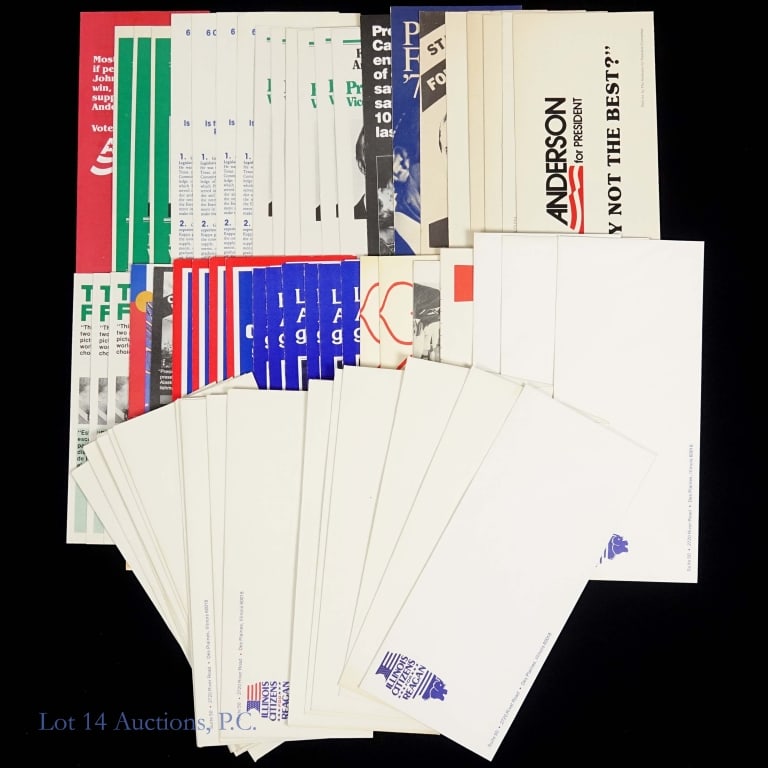Political/Chicago Themed Brochure's & Others (60+): Political/Chicago Themed Brochure's & Others (60+). Campaign brochure's, Chicago centered items and others. Items are in well maintained condition. See photos for more details on condition and content