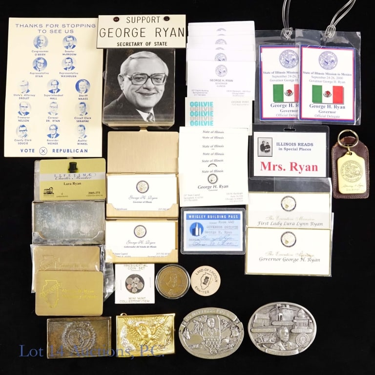 IL Gov George Ryan Personal Items - 5