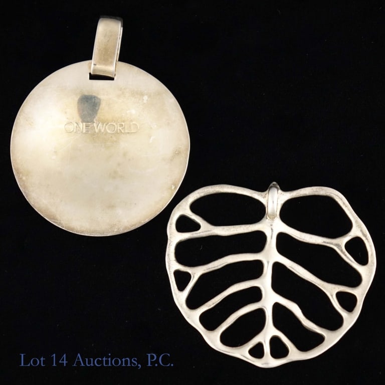 Silver Pendants, Mostly Sterling - 3