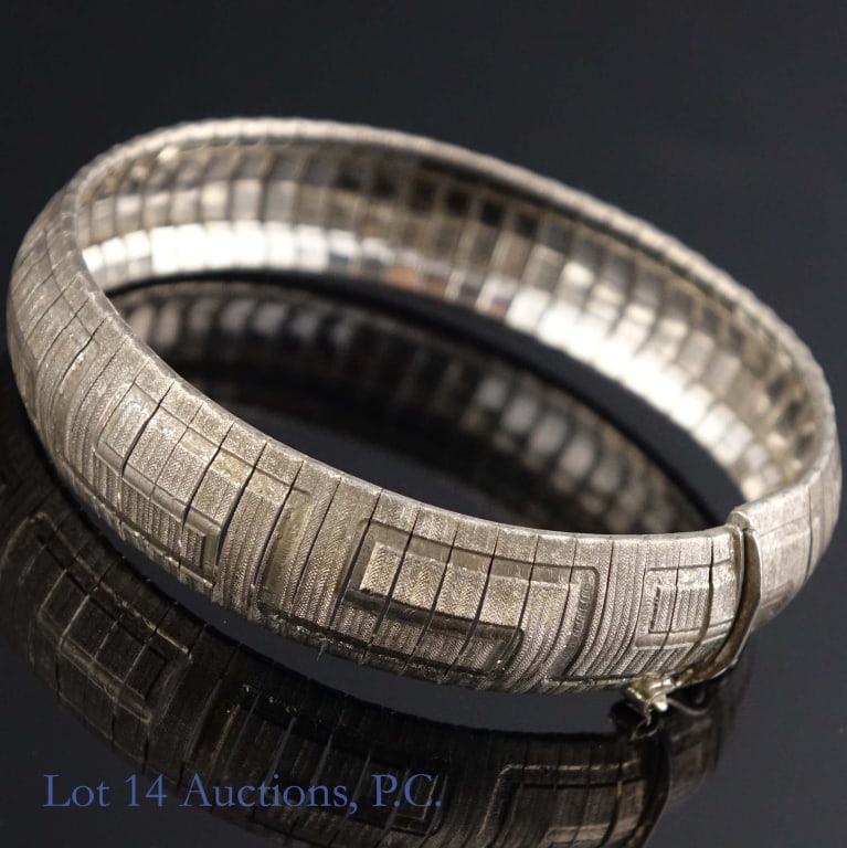 Two Sterling Silver Bracelets - 2
