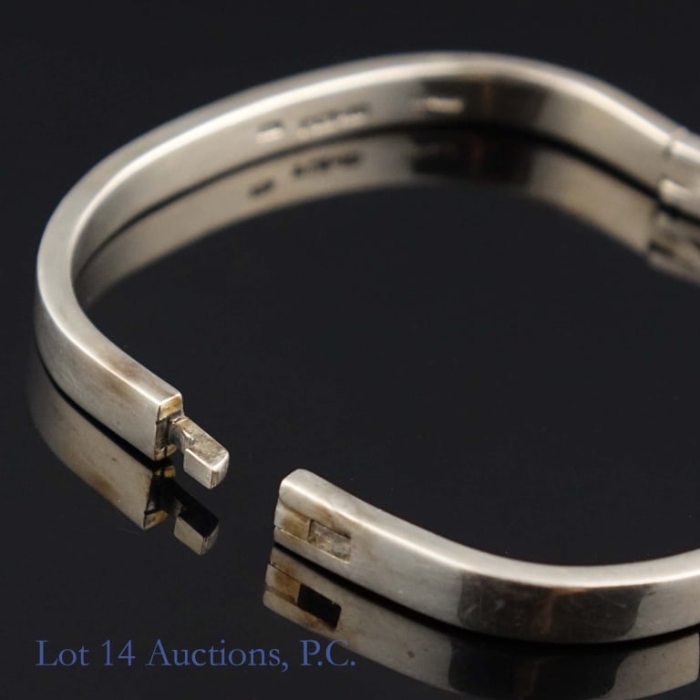 Two Sterling Silver Bracelets - 7