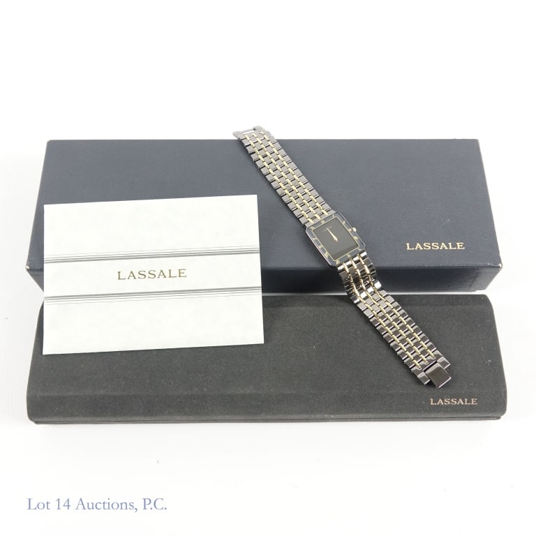 1980s Seiko Lassale Men's Slim Wrist Watch In Box (1 of 7)