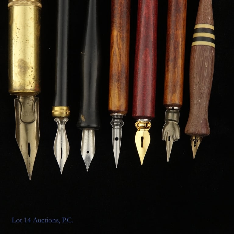 Vintage Calligraphy Dip Pens (9) Eagle Simplex - 4