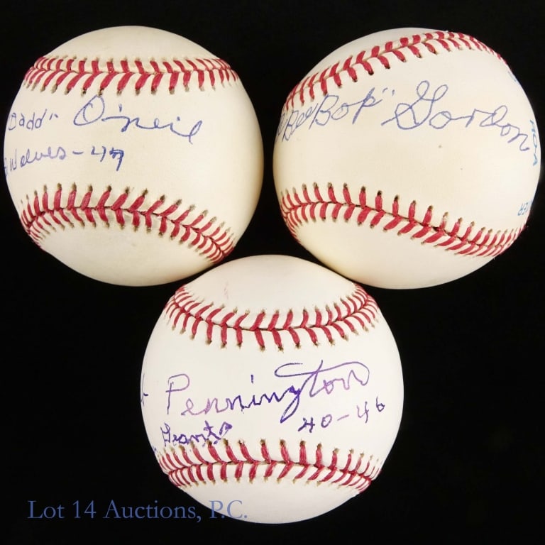 Negro League Signed Baseballs (3) - 2
