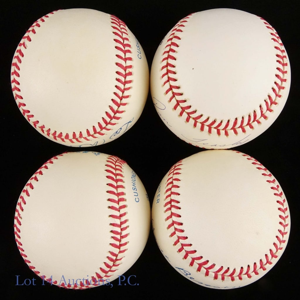 Negro League Signed Baseballs (4) - 4