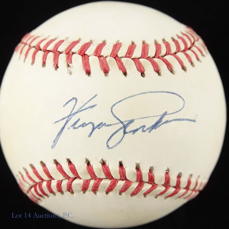 Cubs HOF Legends Signed Baseballs (4) - 4