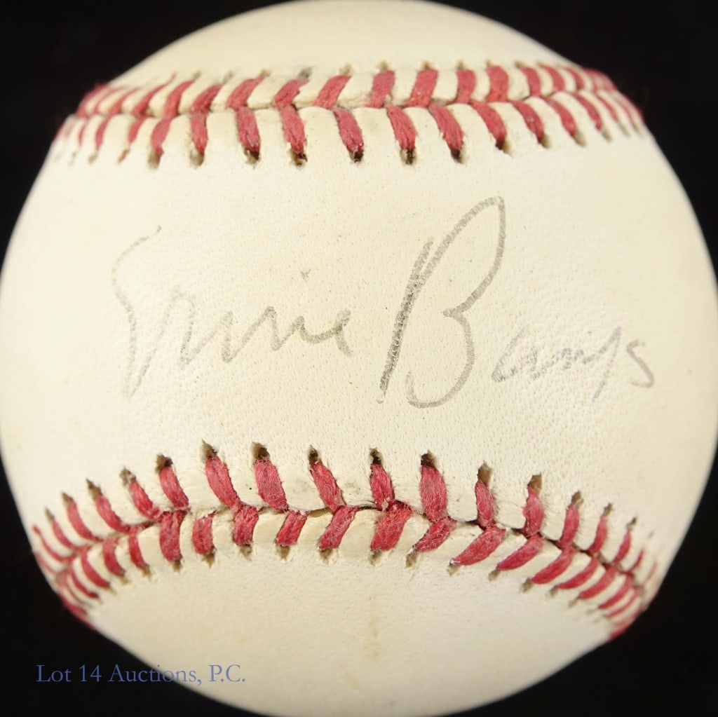 Cubs HOF Legends Signed Baseballs (4) - 5