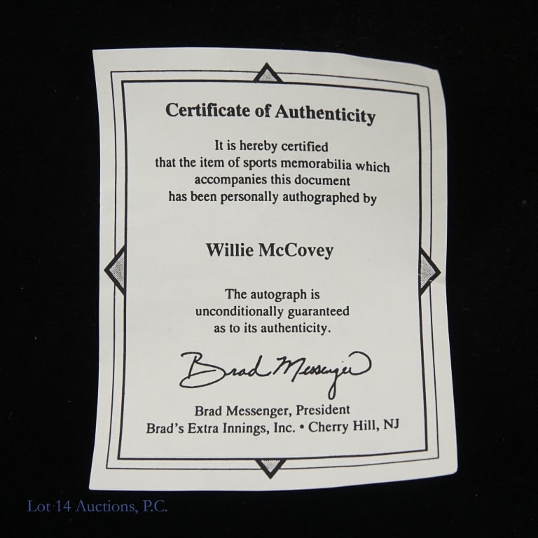 Willie McCovey Signed Baseball - 4