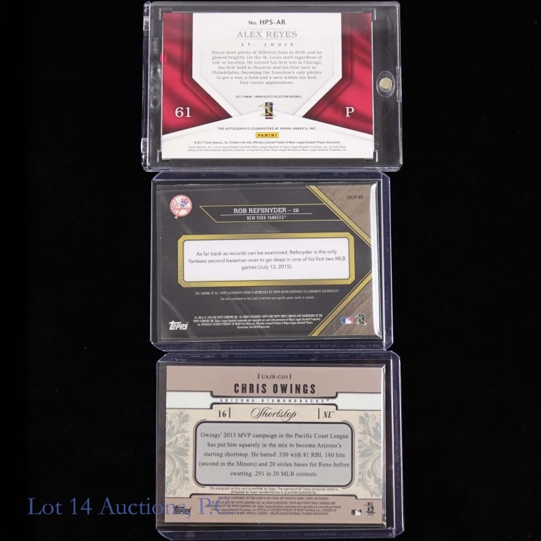 Insert (6) + Graded Baseball Cards - 7
