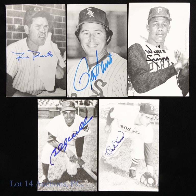 Baseball HOF Signed Postcards (12) - 4