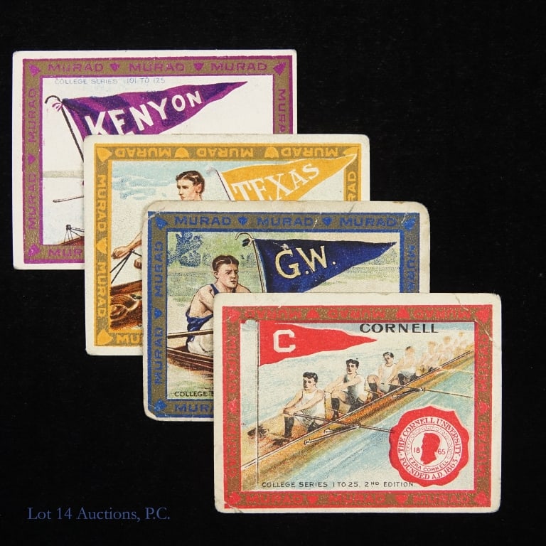 T51 Murad Cigarette College Rowing Cards (4) (1 of 4)
