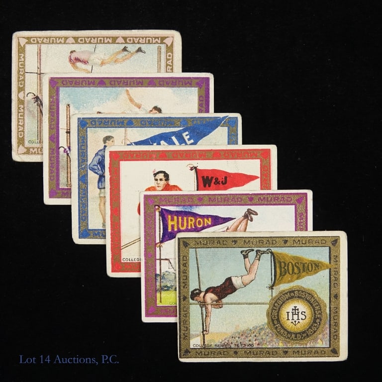 T51 Murad Cigarette College Sports Cards (6) (1 of 4)