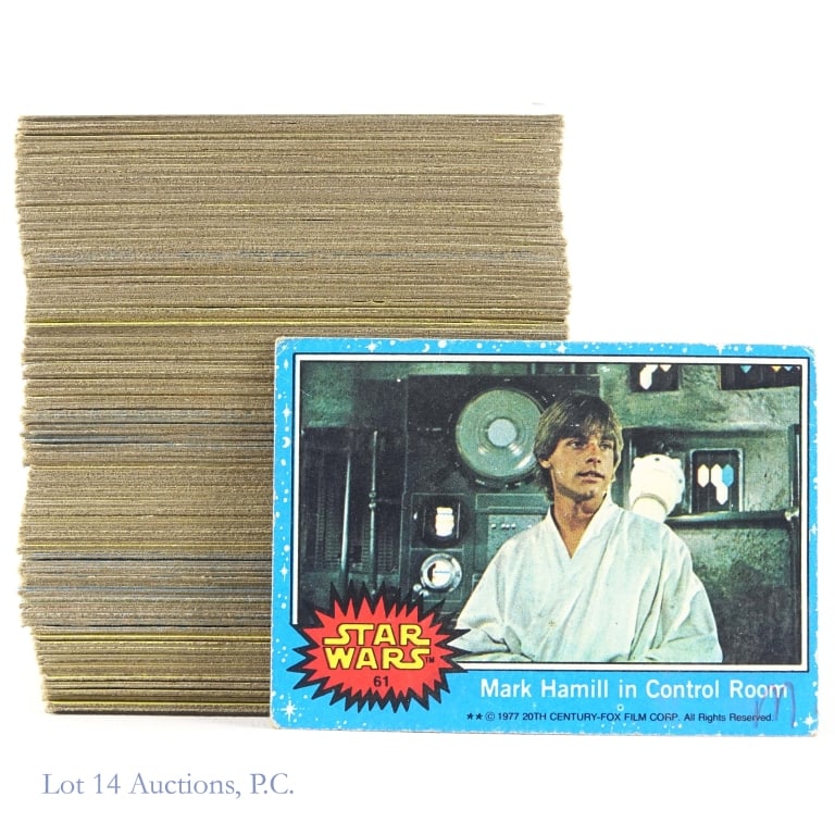 Star Wars Cards 1977-1980 (200): We are estimating there are approximately 200 Star Wars cards from the period between 1977 and 1980. Looking through the cards we did find a large number of duplicate cards. Condition of the cards var