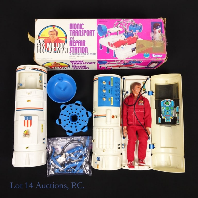 6 Million Dollar Man T&R Station w/ Doll, Box (1 of 7)