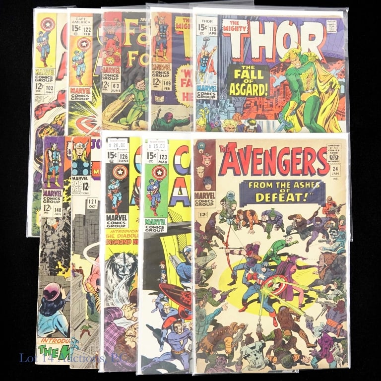 12 & 15 c. Marvel Comics, Key Issues (10) (1 of 5)