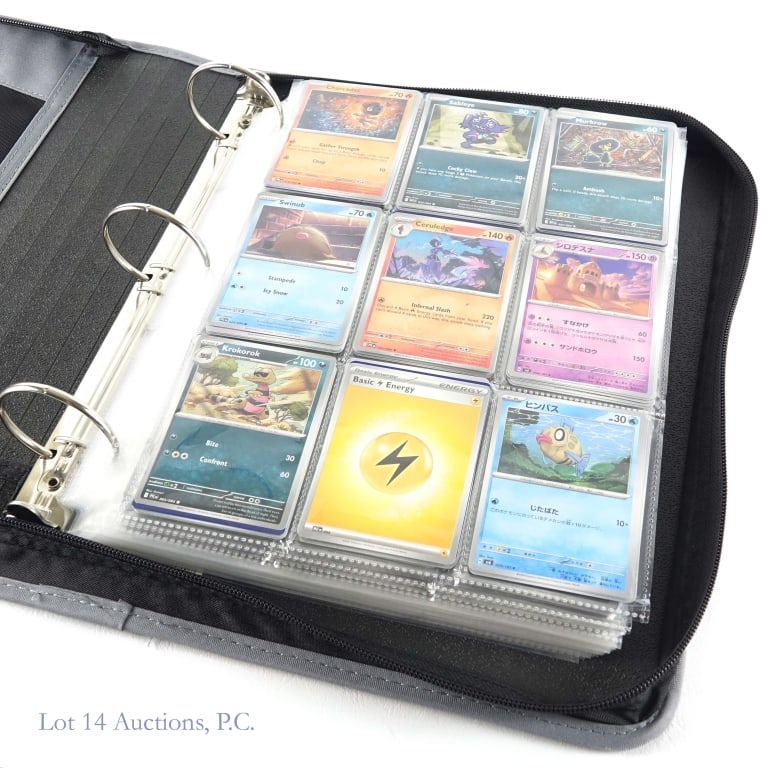 Pokemon Cards in Binder, Asian, Common, (450+): Pokemon Cards in Binder, Asian, Common, (450+). Over 450 common, uncommon, Asian Pokemon cards in binder. Items are in well maintained condition. See photos for more details on condition and content. 