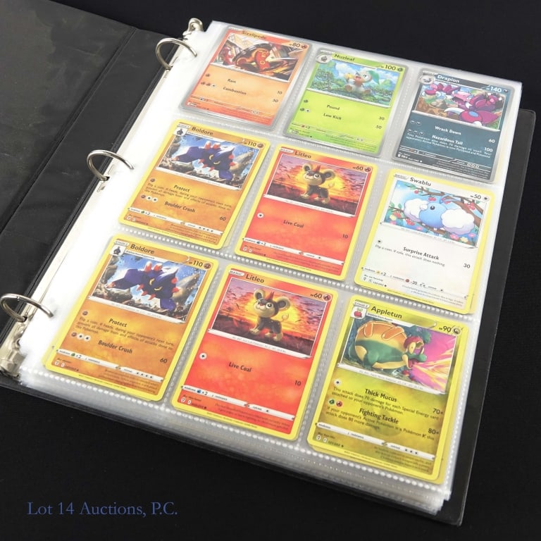 Pokemon Cards in Binder, Common, Uncommon, (350+): Pokemon Cards in Binder, Common, Uncommon, (350+). Over 350 common and uncommon Pokemon cards. Cards are in well maintained condition. See photos for more details on condition and content. There may b
