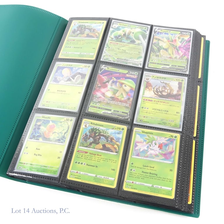 Pokemon Cards in Binder, Promo, IR, etc. (350+): Pokemon Cards in Binder, Promo, IR, etc. (350+). Binder of Pokemon cards, with Promos, IR's, Asian, Common, Uncommon, etc. Cards are in well maintained condition. See photos for more details on condit