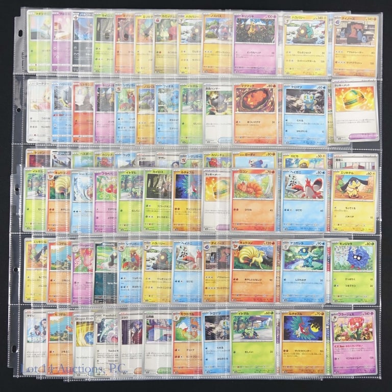 Pokemon Cards in Binder, Asian, Common, (150+) (1 of 5)