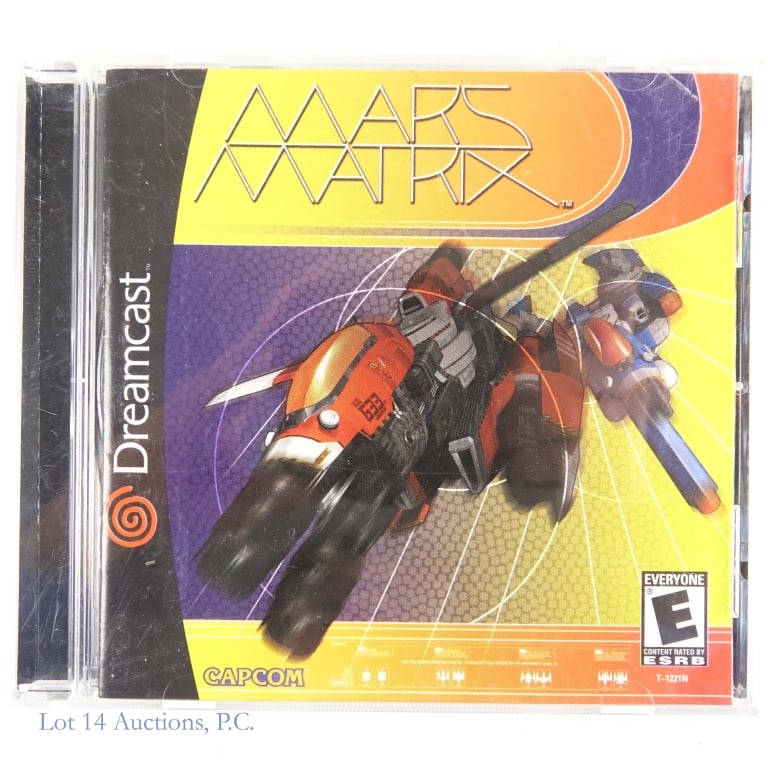 Sega Dreamcast Mars Matrix Game CIB: Sega Dreamcast Mars Matrix game in original box with manual.