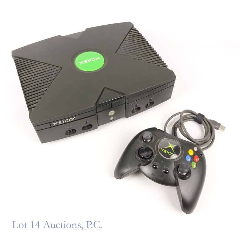 Original XBox Console T+W*: Original Microsoft XBox console with one (1) original controller. Tested and working per consigner. *Cables not included.
