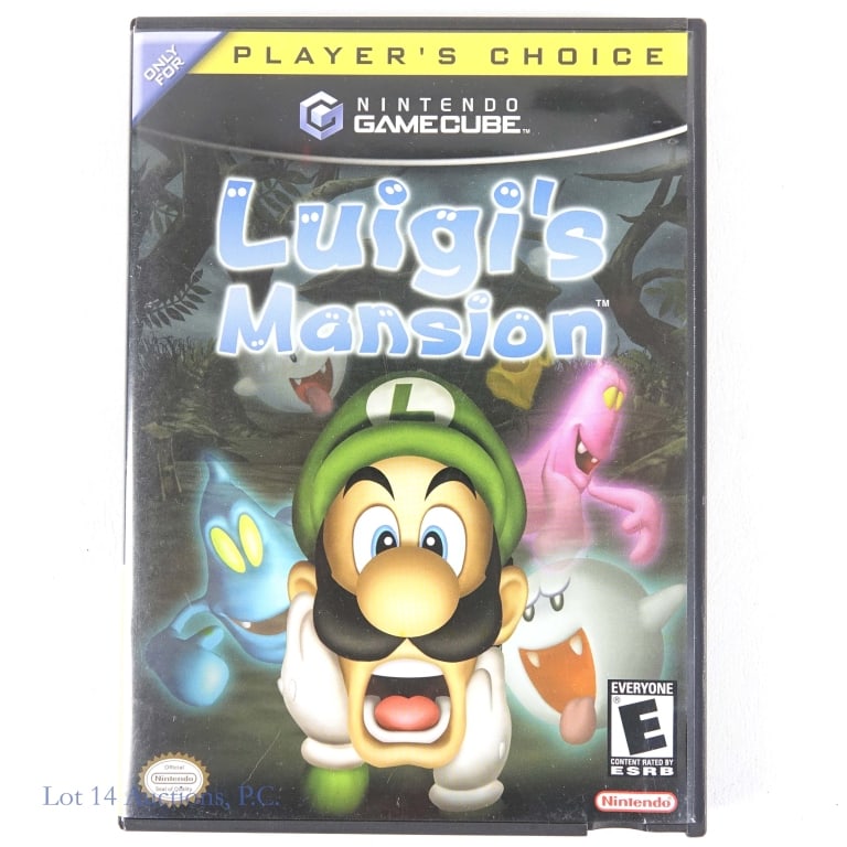 Nintendo GameCube Luigi's Mansion Game CIB: Nintendo GameCube Luigi's Mansion game in original case with manual.