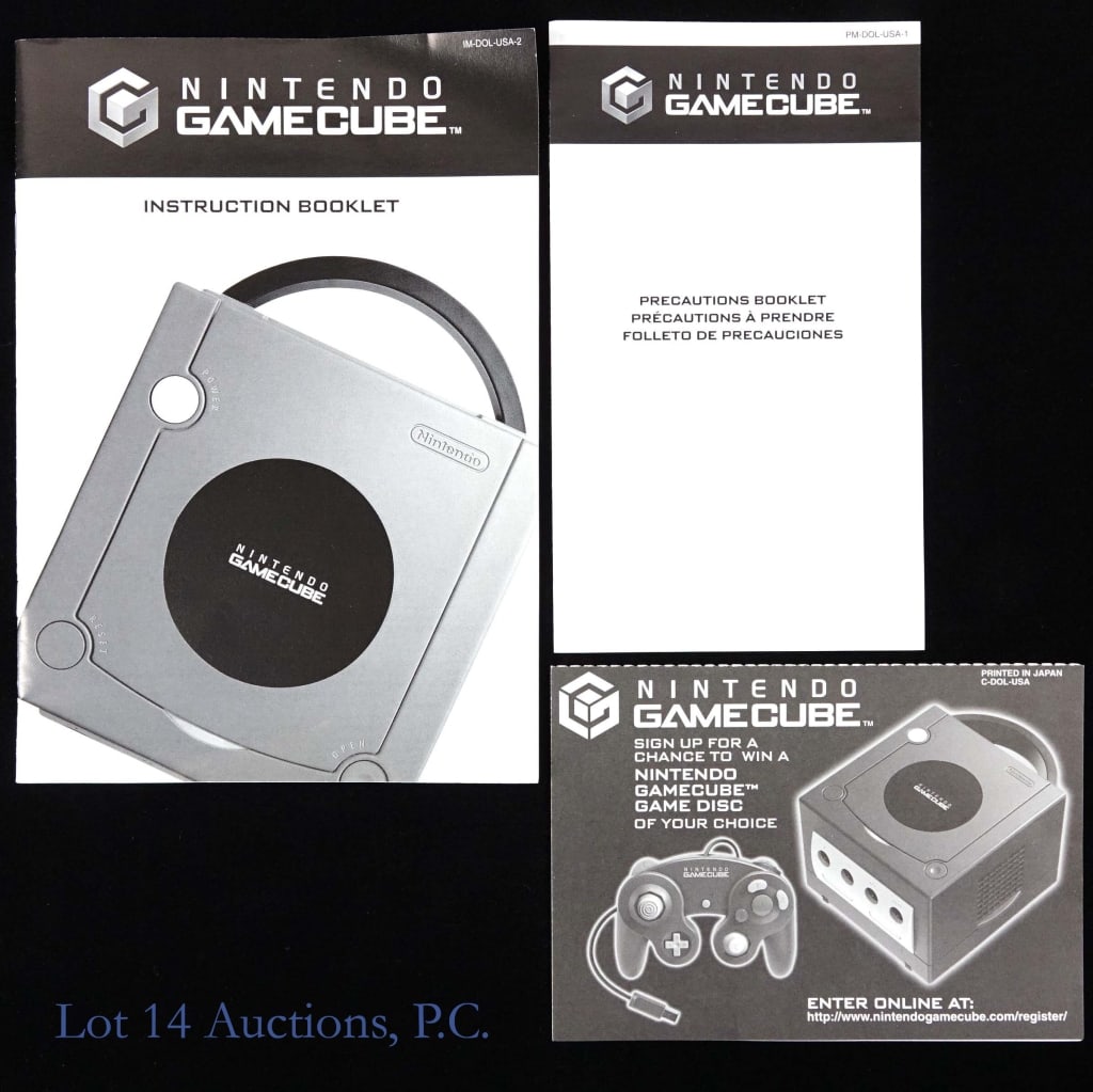 Nintendo GameCube Black Console CIB T+W - 8